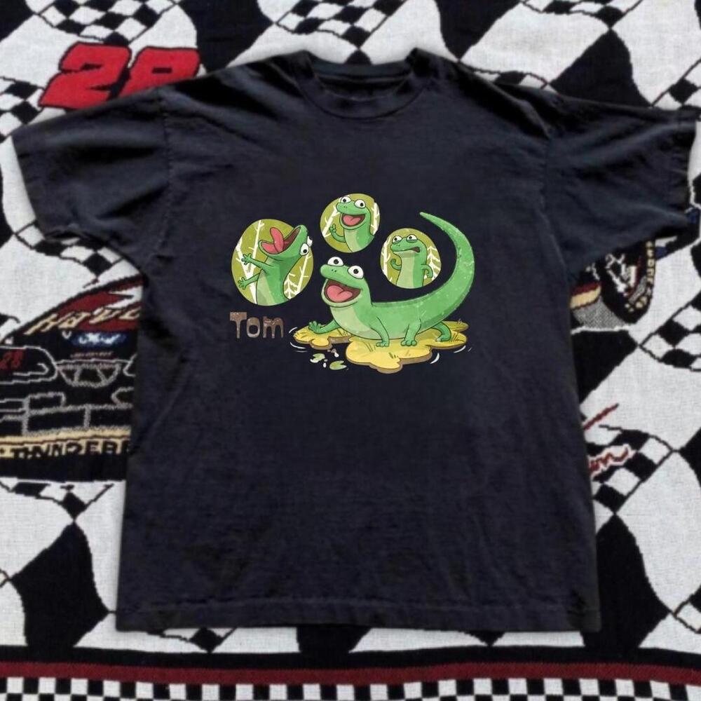 T-Shirt Dinosaur Graphic Tee Tom The Lizard Hoppers T-Shirt